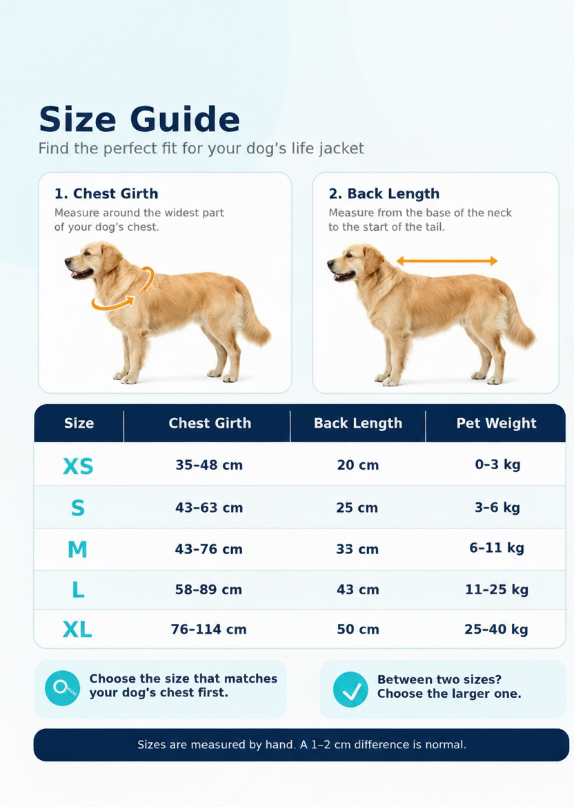 PaddlePaws™ Dog Life Jacket