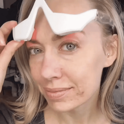 Customer using LumiVera glasses