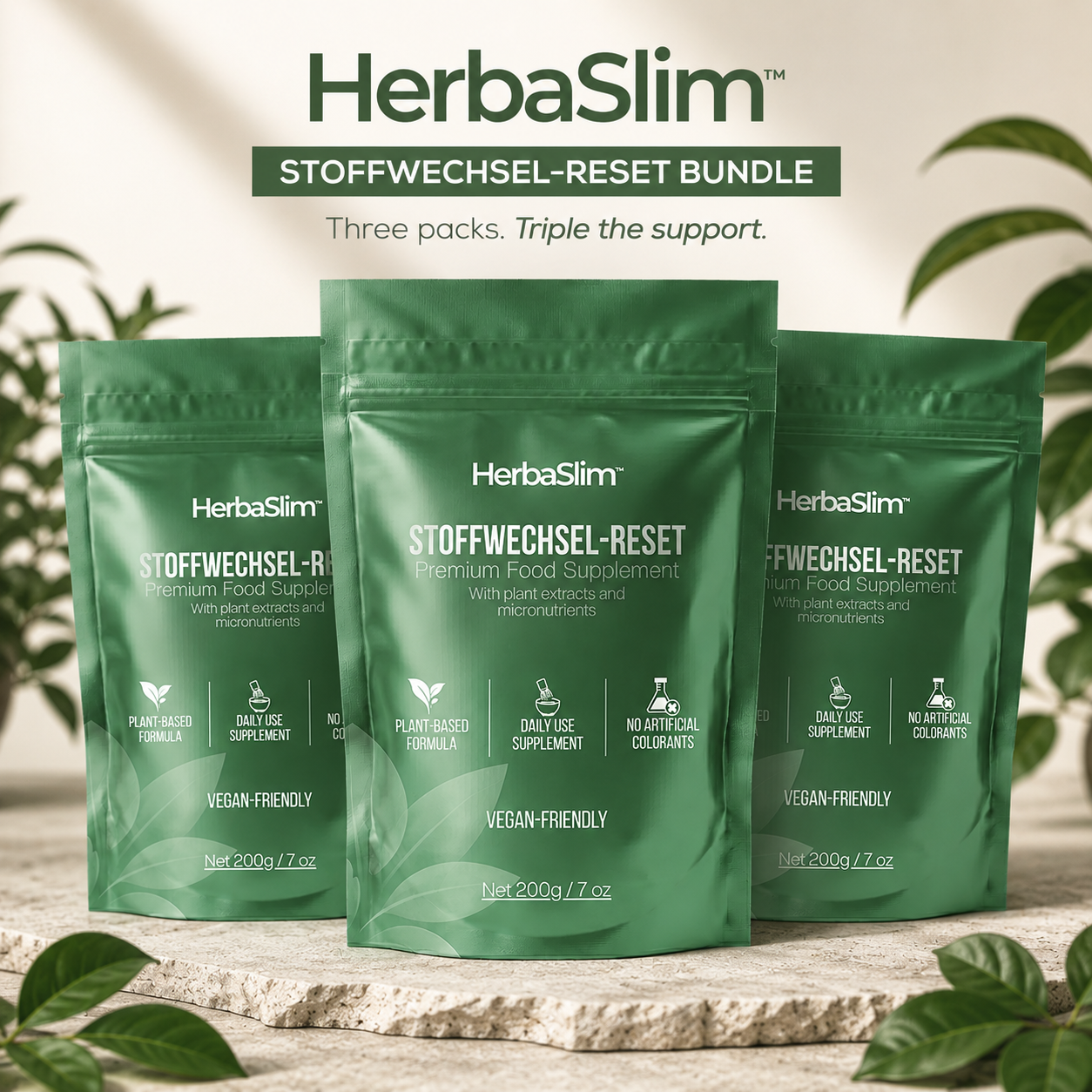 HerbaSlim™ Stoffwechsel-Reset | Bis zu 10 kg Gewichtsverlust pro Monat mit einer 100 % pflanzlichen Matcha-Formel – ohne Nebenwirkungen