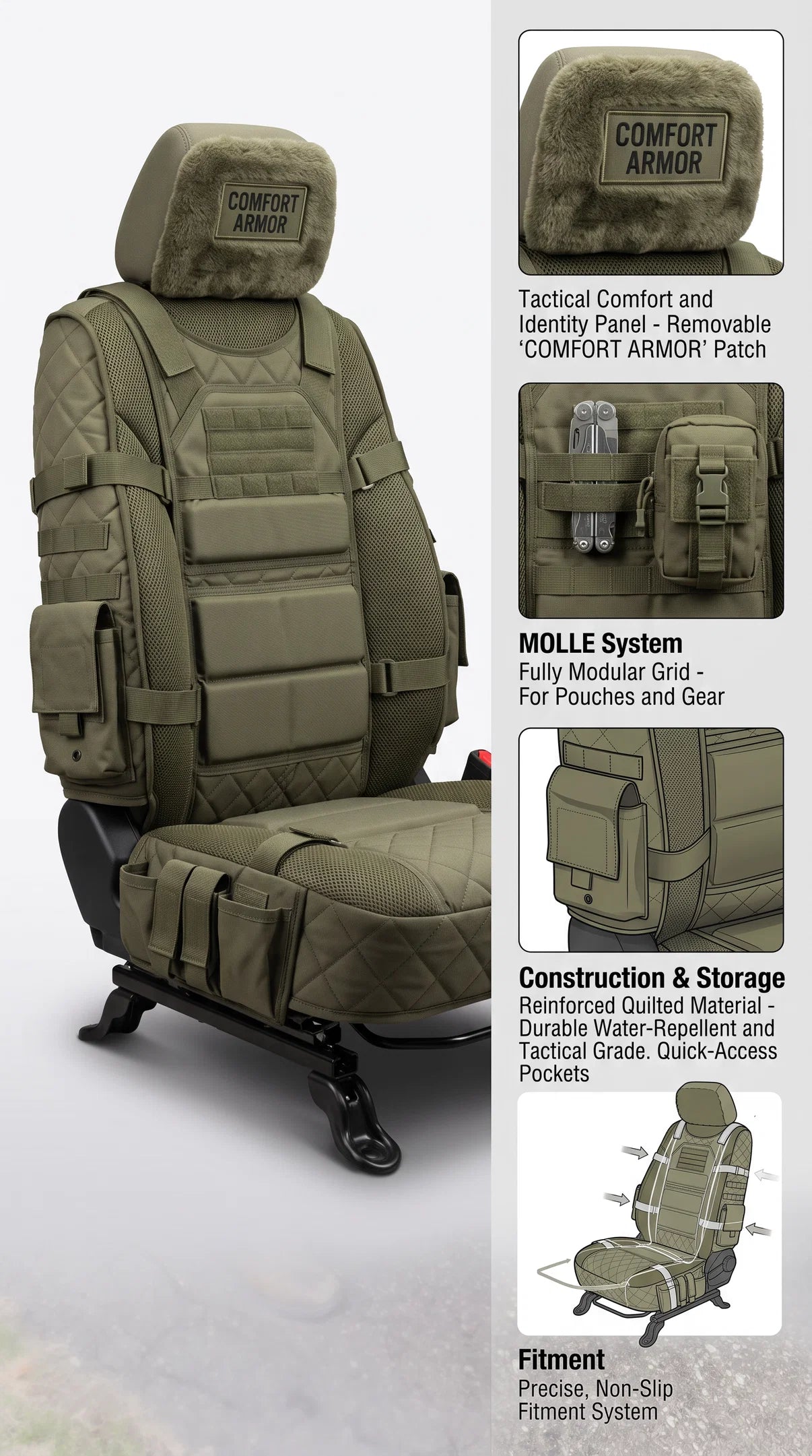 Lumi Strike Car Seat Covers