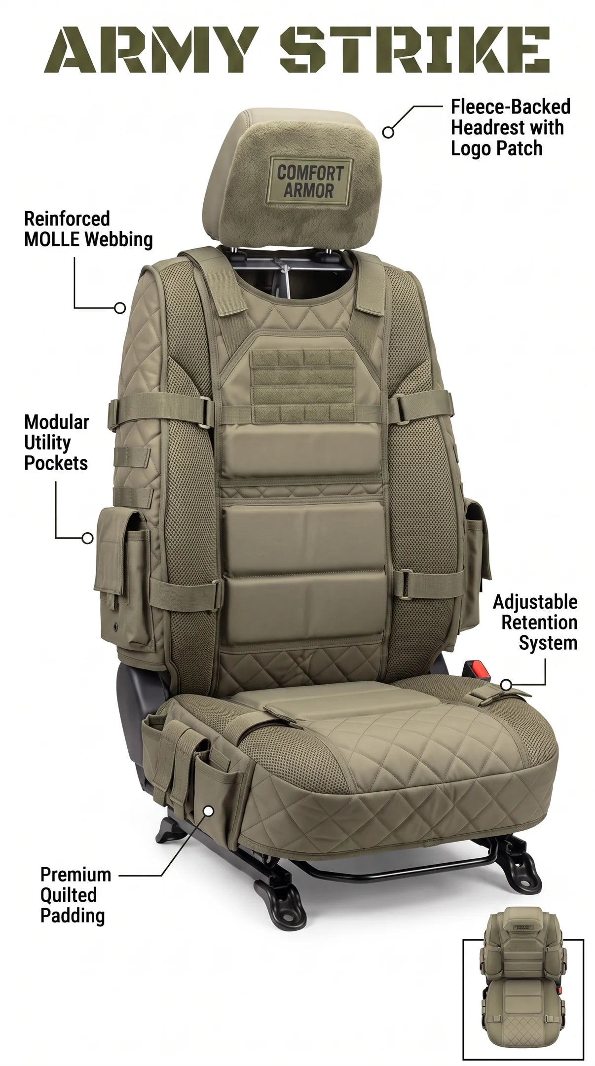 Lumi Strike Car Seat Covers