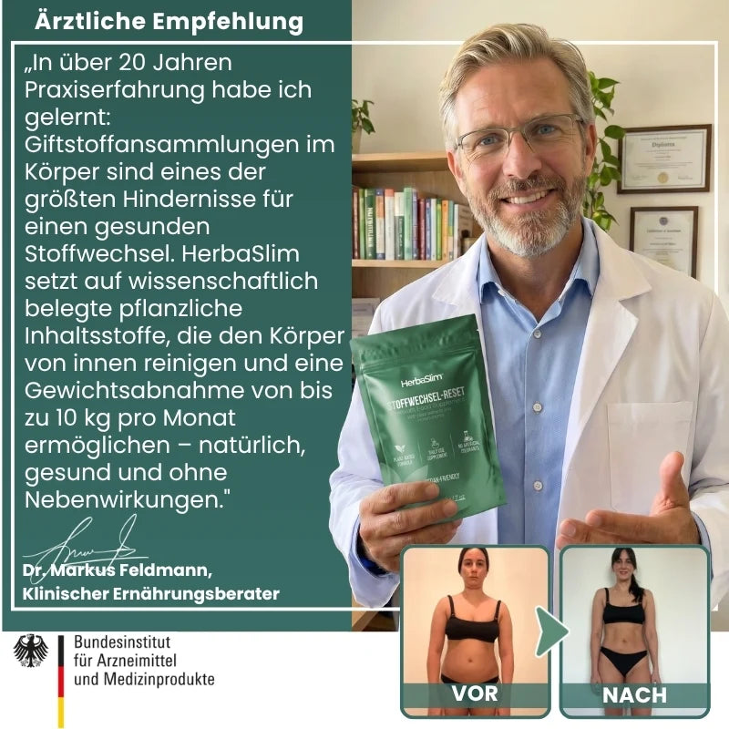 HerbaSlim™ Stoffwechsel-Reset | Bis zu 10 kg Gewichtsverlust pro Monat mit einer 100 % pflanzlichen Matcha-Formel – ohne Nebenwirkungen