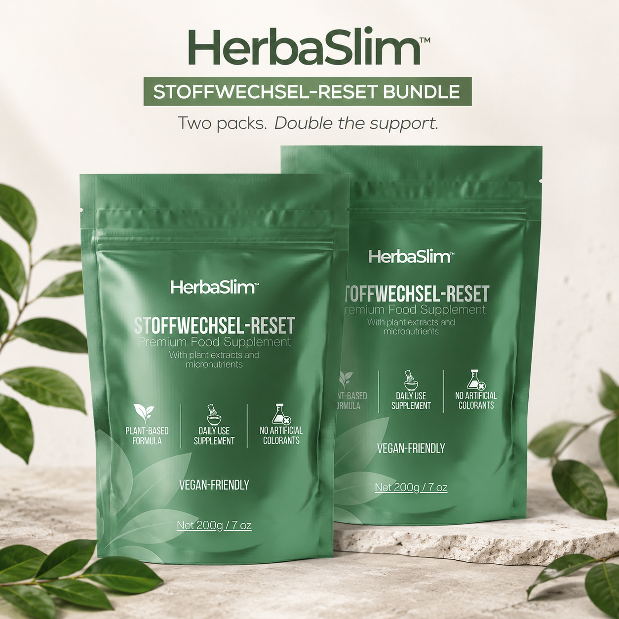 HerbaSlim™ Stoffwechsel-Reset | Bis zu 10 kg Gewichtsverlust pro Monat mit einer 100 % pflanzlichen Matcha-Formel – ohne Nebenwirkungen