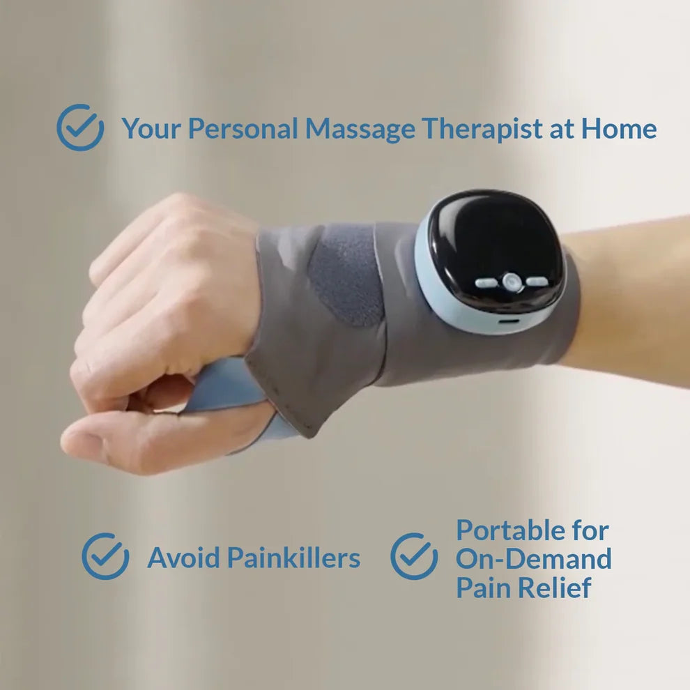 LumiVera™- Smart EMS & Heat Therapy Wrist Massager