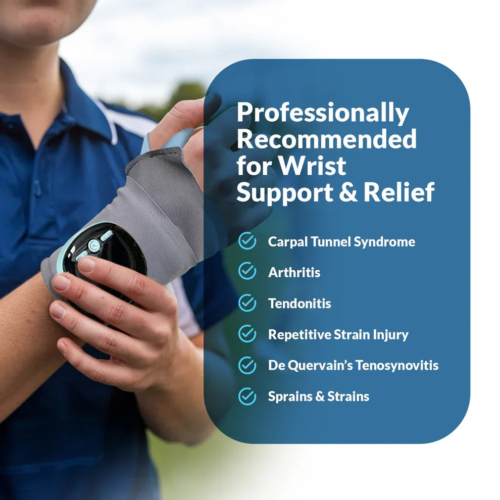 LumiVera™- Smart EMS & Heat Therapy Wrist Massager
